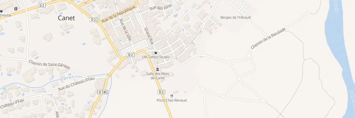 Plan du 77 Rue des Barrys à Canet
