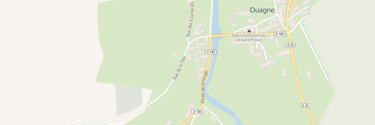 Plan du 38 Le Bourg à Ouagne