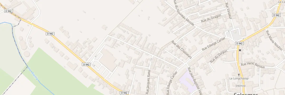Plan du 42 Rue Gustave Bouviez à Solesmes