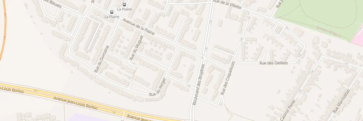 Plan du 1 Rue du Verger à Valenciennes