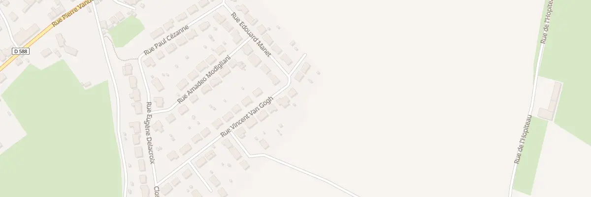 Plan du 5 Rue Vincent Van Gogh à Maing