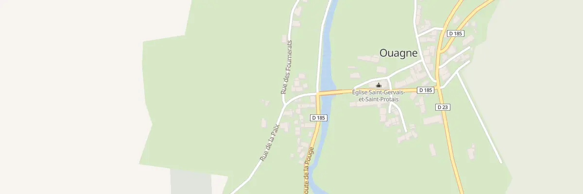 Plan du 40 Le Bourg à Ouagne