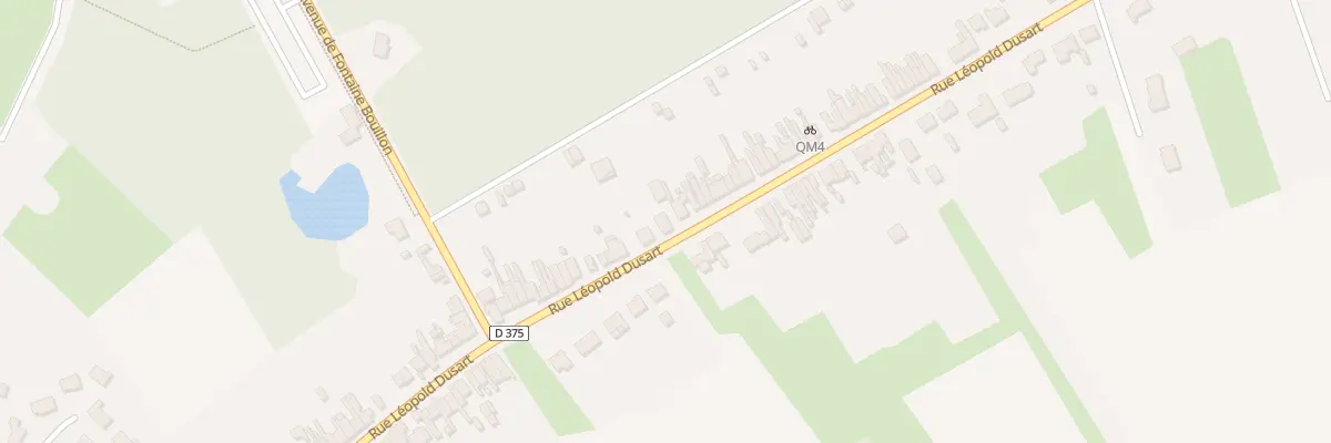 Plan du 863 Rue Leopold Dussart à Raismes