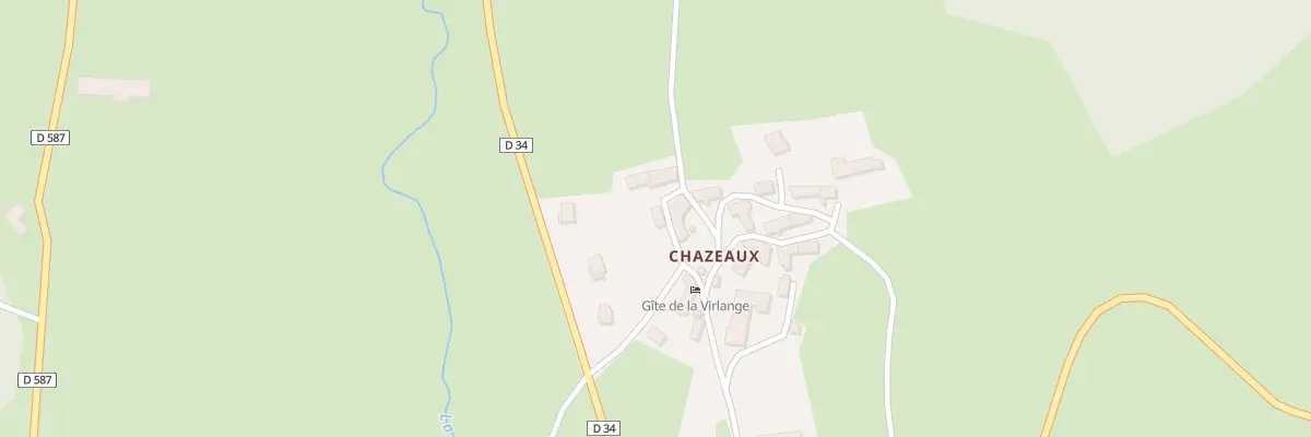 Plan du 5001 Chazeau à Chanaleilles