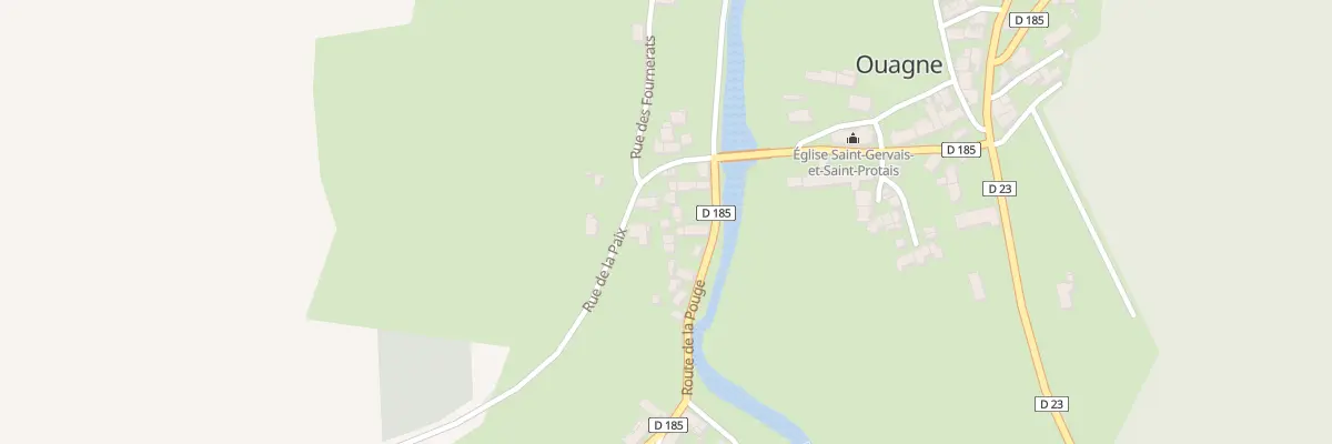 Plan du 37 Le Bourg à Ouagne