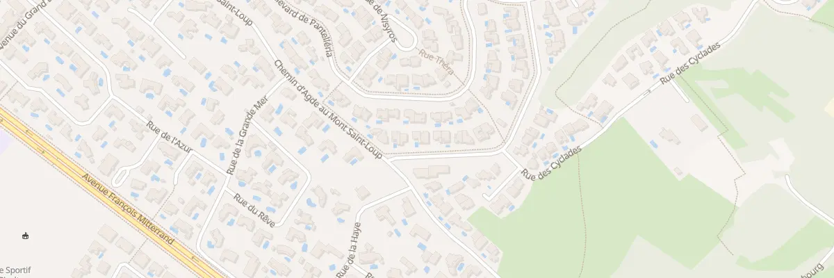 Plan du 32 Bd de Santorin à Agde