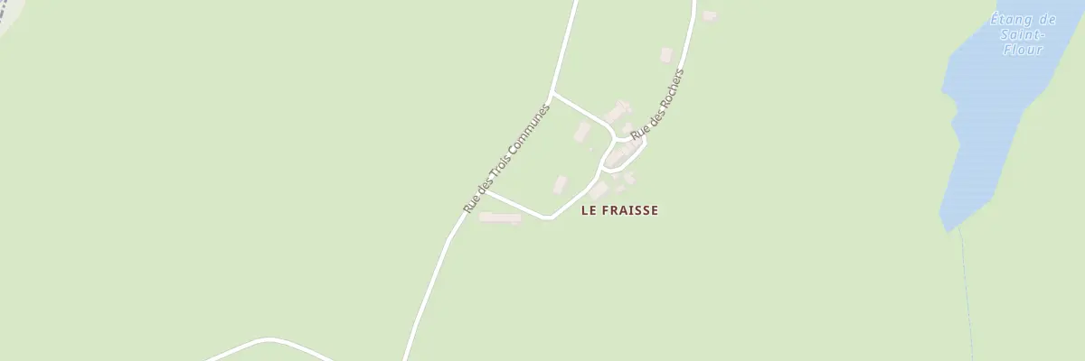 Plan du 5249 Le Fraisse à Saint-Flour-l’Étang
