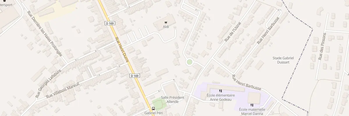 Plan du 14 Rue des Peupliers à Raismes