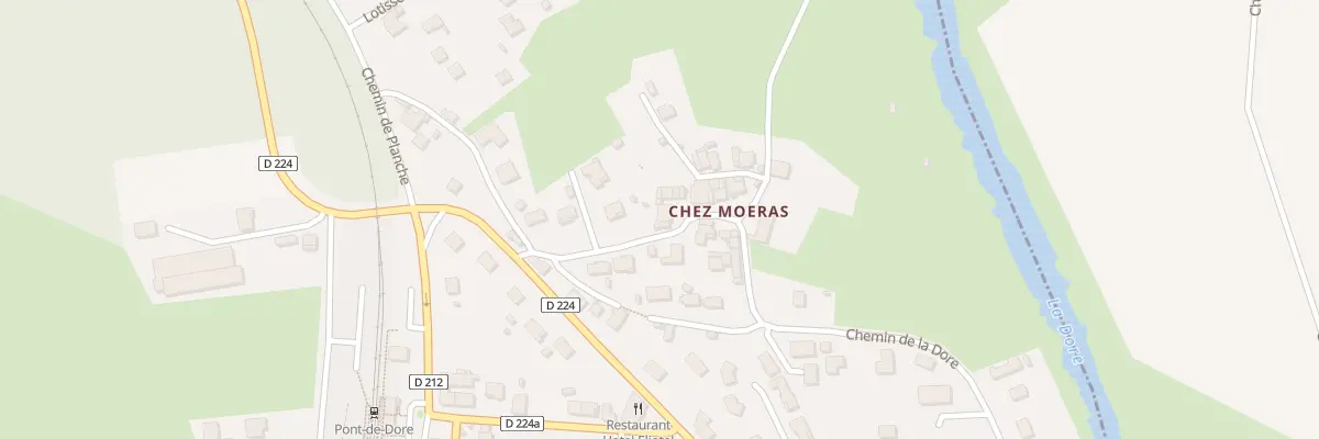 Plan du 11 Chez Moeras à Peschadoires