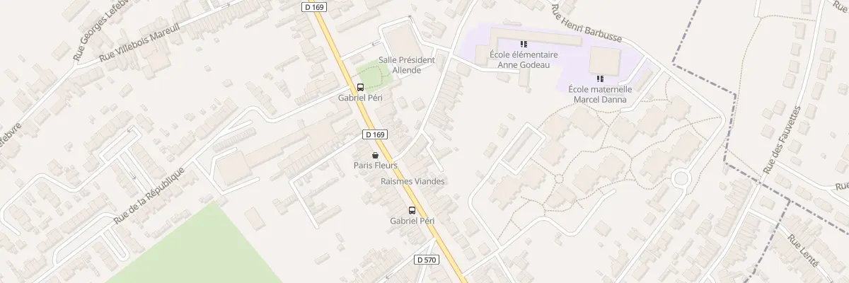 Plan du 32 Rue de l’Usine à Raismes