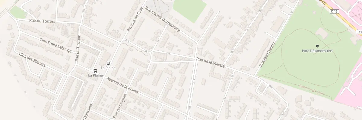 Plan du 49 Rue de la Vilette à Valenciennes