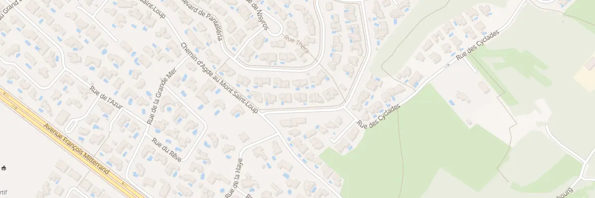 Plan du 28 Bd de Santorin à Agde