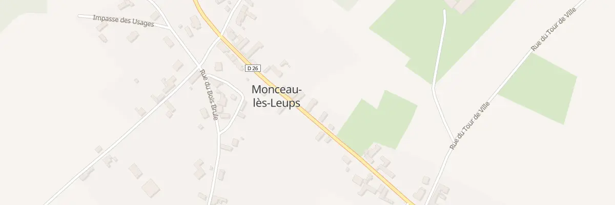 Plan du 13 Rue des Leups à Monceau-lès-Leups