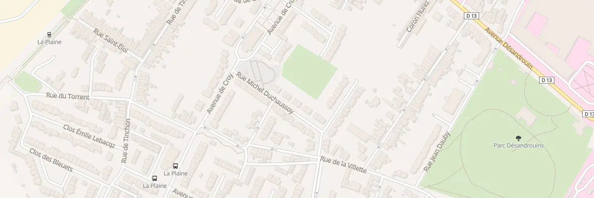 Plan du 10 Rue Michel Duchaussoy à Valenciennes