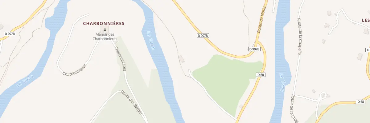 Plan du 5062 Charamaou à Gorges du Tarn Causses