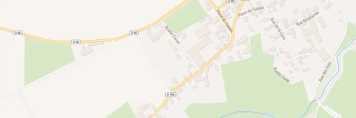 Plan du 1 Rle Caron à Bernot