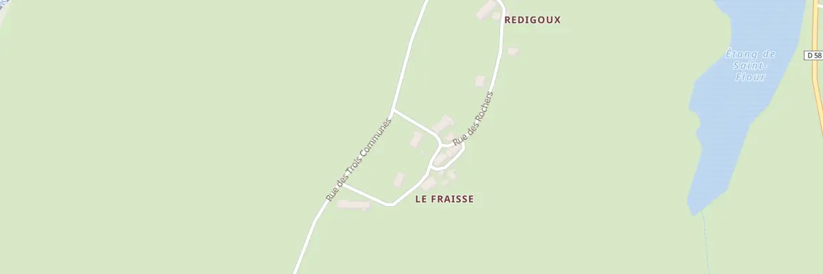 Plan du 5187 Le Fraisse à Saint-Flour-l’Étang