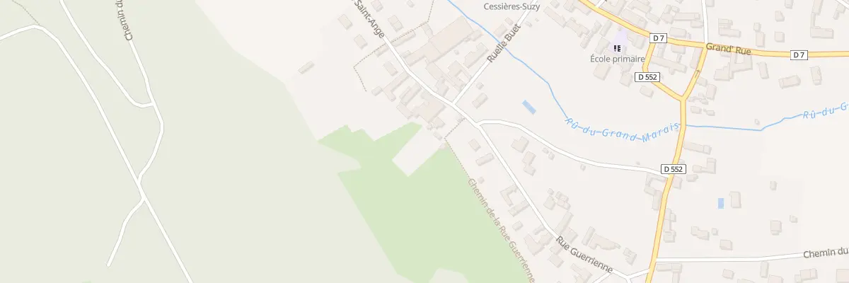 Plan du 1 Rue Guerrienne à Cessières-Suzy