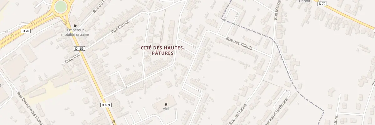 Plan du 8 Pl des Rosiers à Raismes