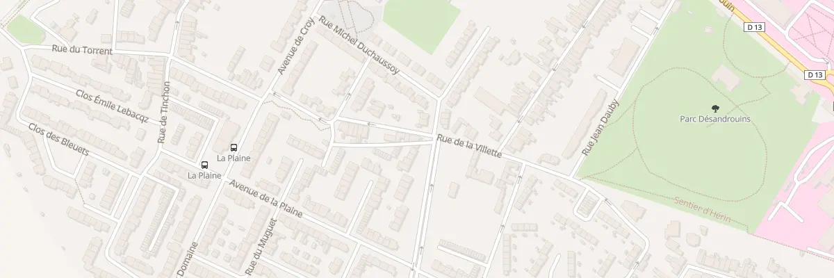 Plan du 45 Rue de la Vilette à Valenciennes