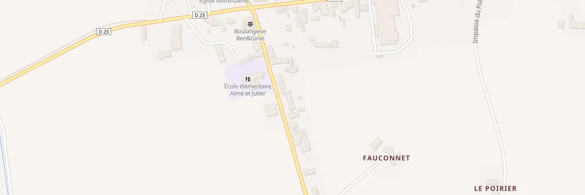 Plan du 17 Rte de Montaigu à Boucé