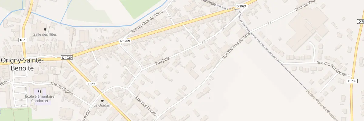 Plan du 20 Rue Jolie à Origny-Sainte-Benoite