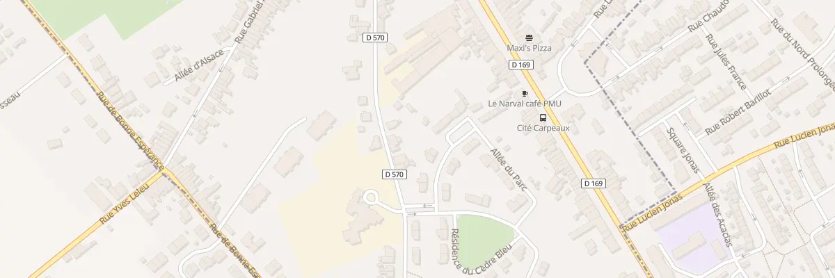 Plan du 315 Rue Corbeau à Raismes