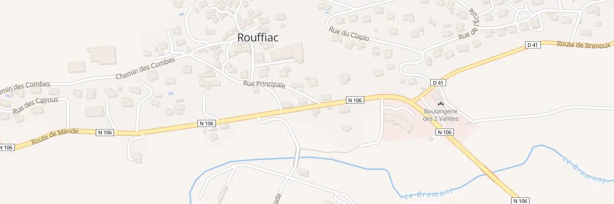 Plan du 5080 Rouffiac à Saint-Bauzile