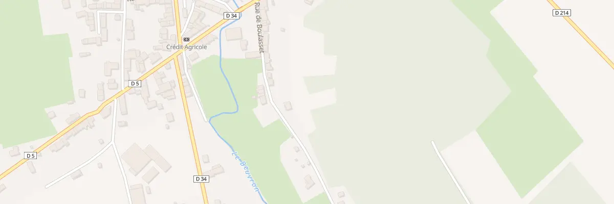 Plan du 17 Rue de Boulasset à Brinon-sur-Beuvron
