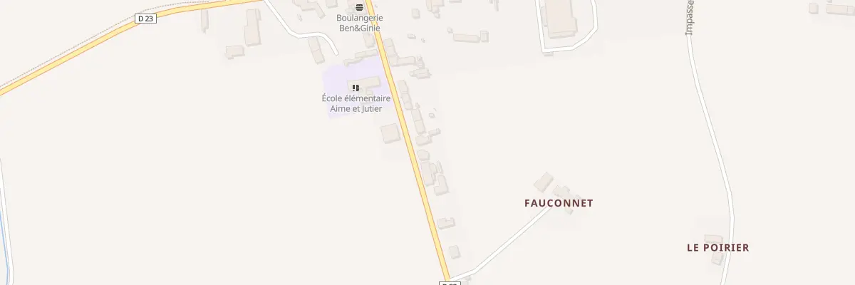 Plan du 21 Rte de Montaigu à Boucé