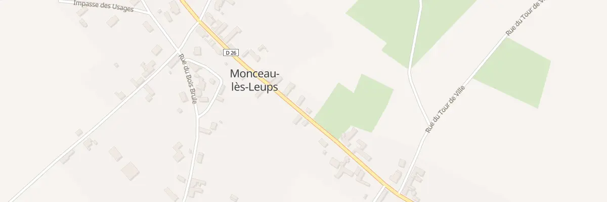 Plan du 15 Rue des Leups à Monceau-lès-Leups