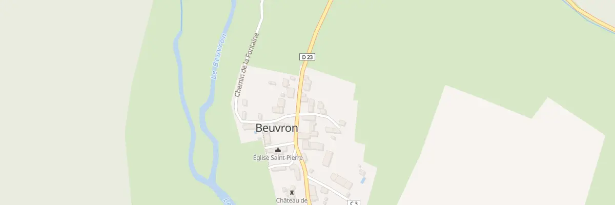 Plan du 13 Le Bourg à Beuvron