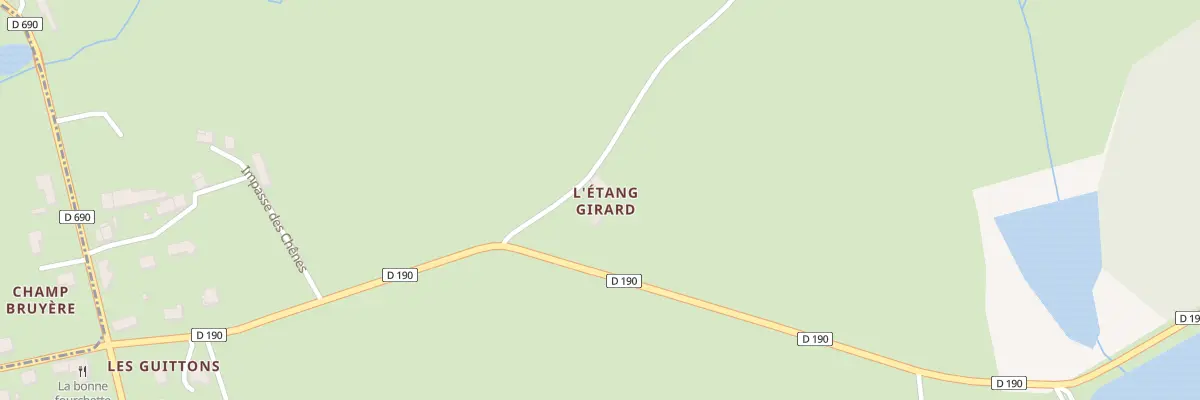Plan du 5029 Etang Girard à Bost