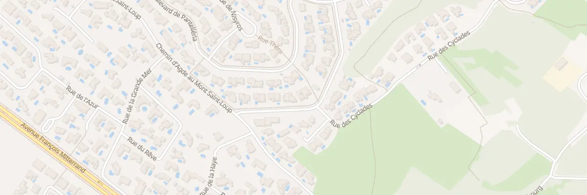 Plan du 22 Bd de Santorin à Agde