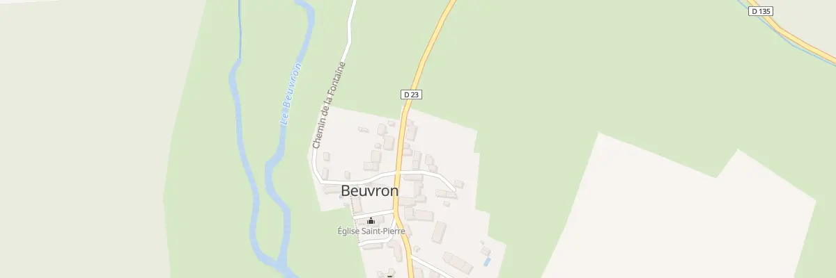 Plan du 14 Rte de Clamecy à Beuvron