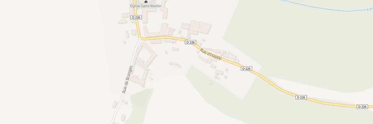 Plan du 1 Rue d’Happy à Cuiry-Housse