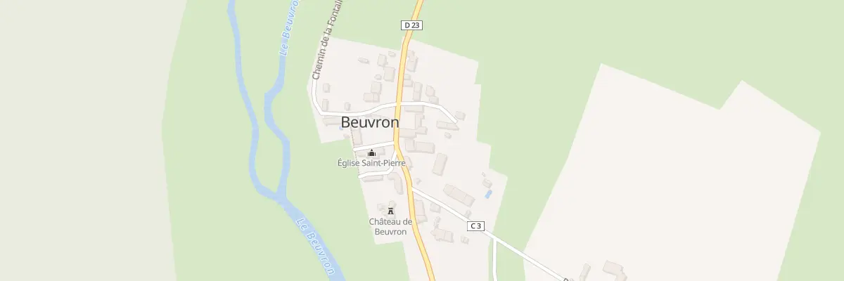 Plan du 8 Rte de Clamecy à Beuvron