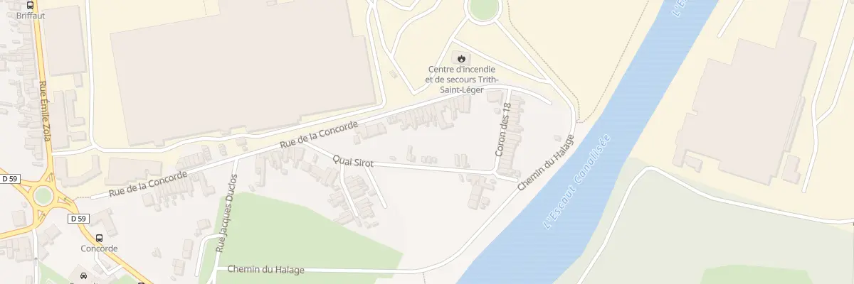 Plan du 72 Rue de la Concorde à Trith-Saint-Léger