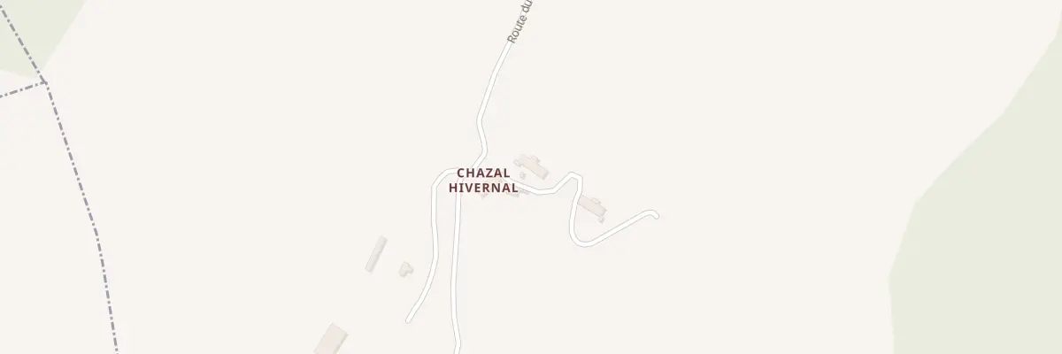 Plan du 5055 Chazal Hivernal à Saint-Denis-en-Margeride
