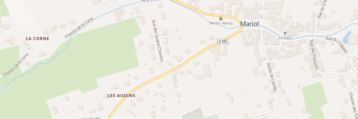 Plan du 12 Rue des Chapelles à Mariol