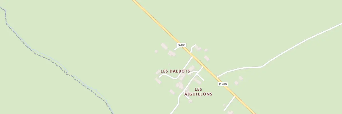 Plan du 5078 Les Dalbots à Bost