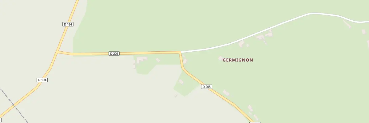 Plan du 84 Germignon à Thianges