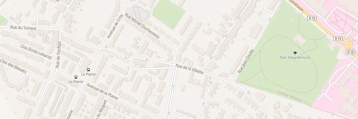 Plan du 26 Rue Michel Duchaussoy à Valenciennes