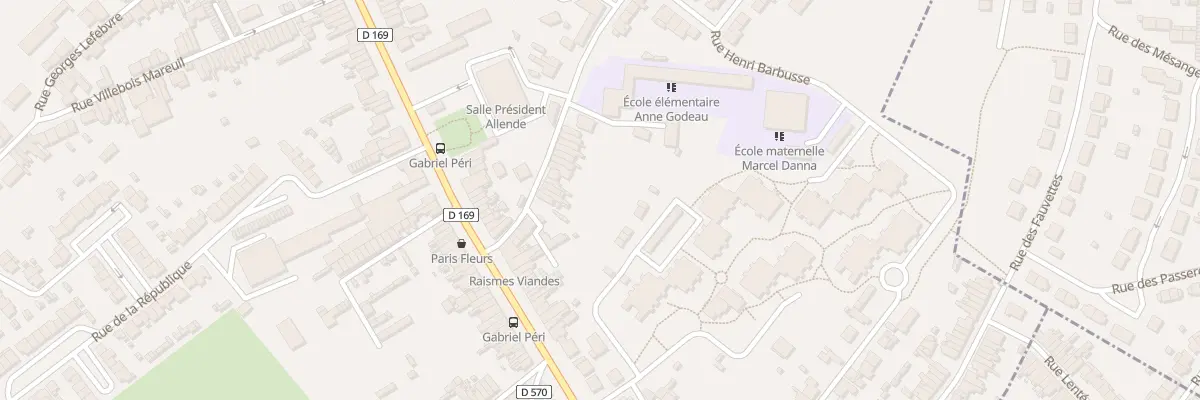 Plan du 78 Rue de l’Usine à Raismes
