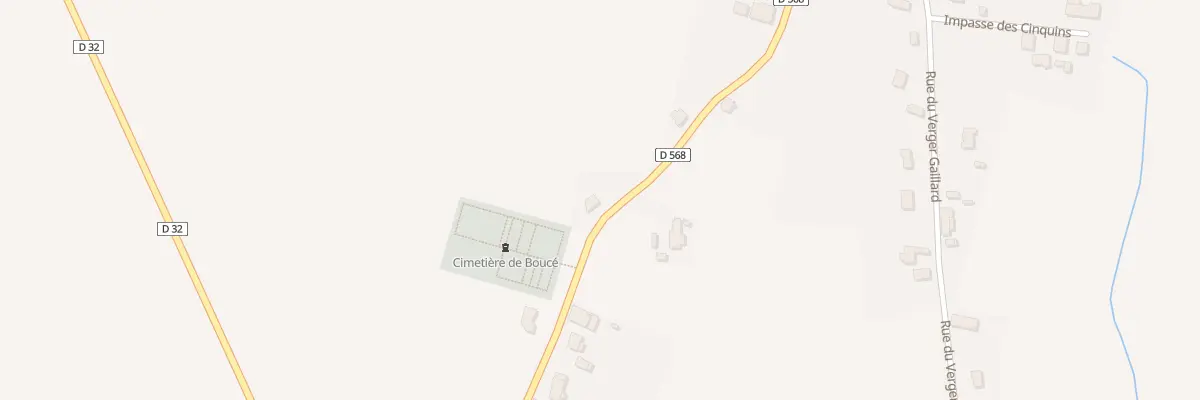 Plan du 9 Rte de Tréteau à Boucé