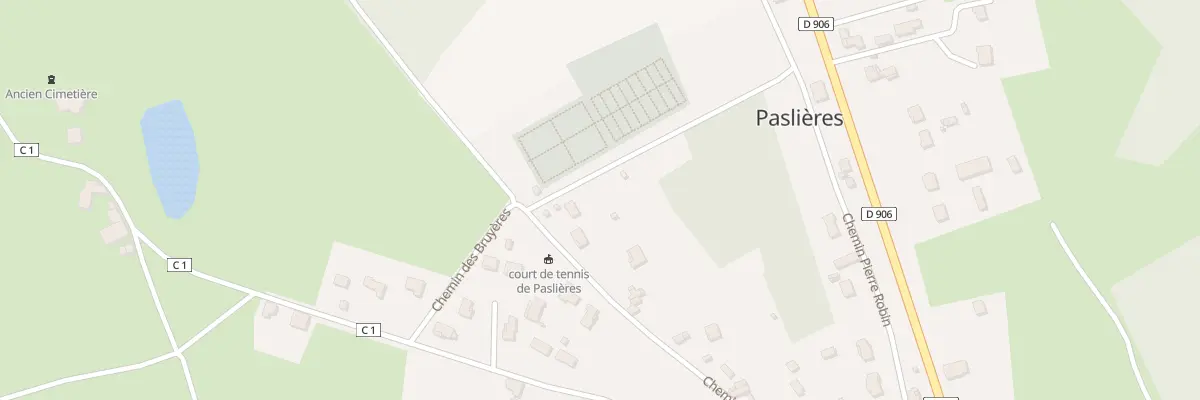 Plan du 36 Che de la Charme à Paslières