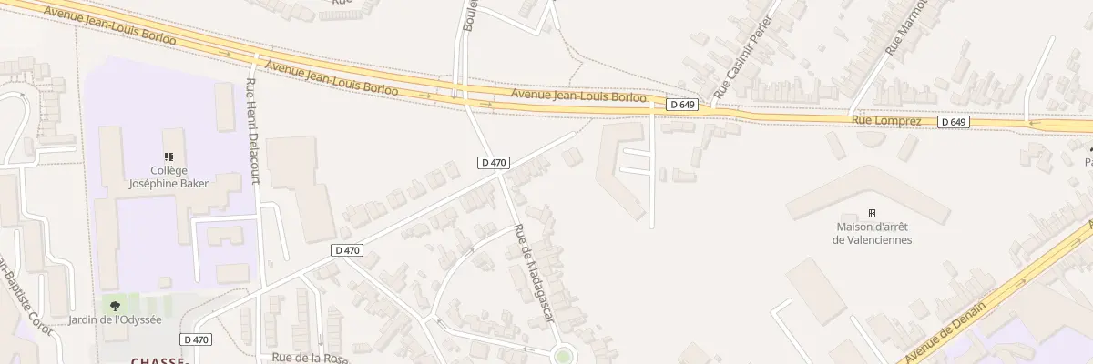Plan du 133 Rue Lomprez à Valenciennes