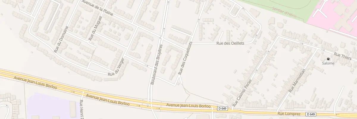 Plan du 11 Rue des Coquelicots à Valenciennes