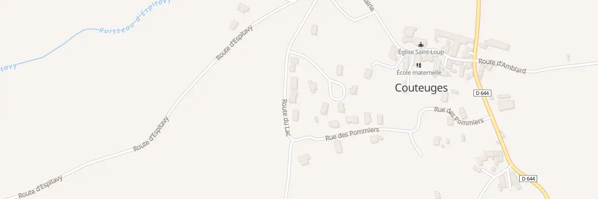 Plan du 5059 Le Bourg à Couteuges