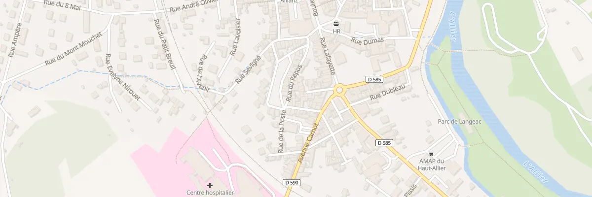 Plan du 4 Rue du Repos à Langeac